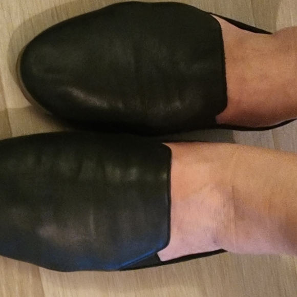 Lucky Brand Cahill Black Leather Slip-On Loafers Size 7 - Picture 4 of 8